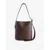 Coach Womens B4/maple Bleecker Leather Bucket Bag In Brown