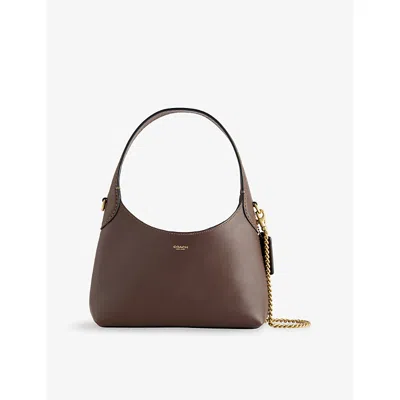 Coach Womens B4/maple Brooklyn 23 Leather Shoulder Bag