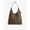 Coach Suede Brooklyn 39 Shoulder Bag In Green