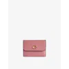 Coach Logo Wallet In Pink