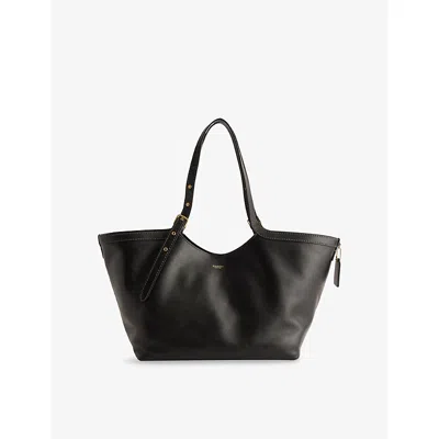 Coach Womens Gramercy Buckle-trim Leather Tote Bag Black