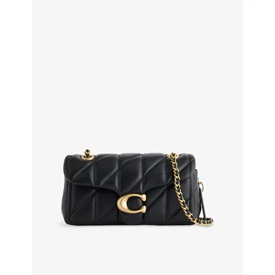Coach Womens Black Tabby 20 Quilted Leather Shoulder Bag