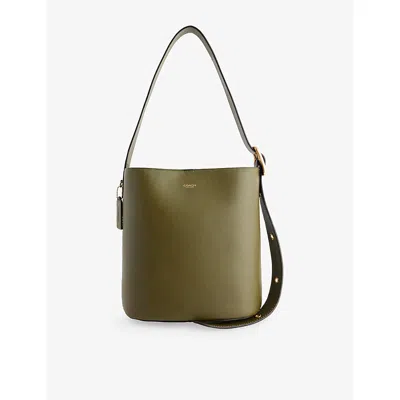 Coach Womens Bleecker Leather Bucket Bag B4/olive