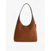 Coach Suede Brooklyn Shoulder Bag 28 Shoulder Bags Brown