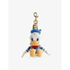 Coach Womens  X Disney Donald Duck Leather Keyring