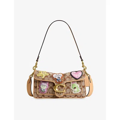 Coach Womens Khaki  X Brain Dead Signature Tabby 26 Jacquard Canvas Shoulder Bag In Brown