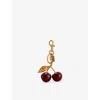 Coach Womens Red Apple Cherry Bag Charm In Red Apple