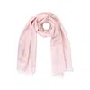 Coach Womens Signature Bicolor Stole Scarf In Pink