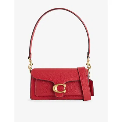 Coach Womens Tabby 20 Leather Shoulder Bag Poppy In Red