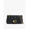 Coach Womens  Tabby 26 Logo-plaque Quilted Leather Cross-body Bag In B4/black