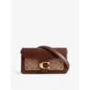 Coach Womens  Tabby 26 Leather Shoulder Bag In Tan Brown