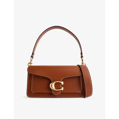 Coach Womens Tan Tabby 26 Leather Shoulder Bag In Pink