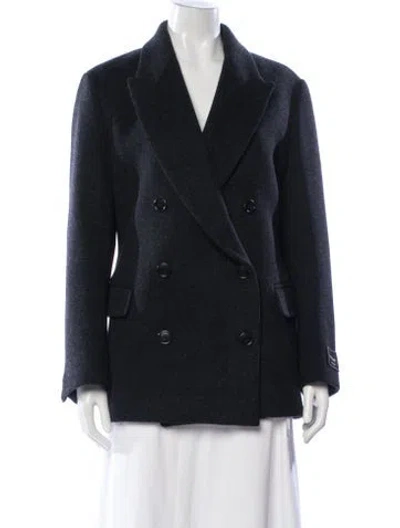 Pre-owned Coach Wool Blazer W/ Tags In Gray