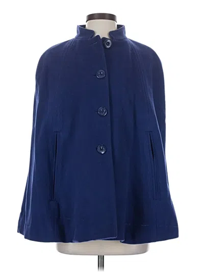 Pre-owned Coach Wool Cardigan Sweater In Blue