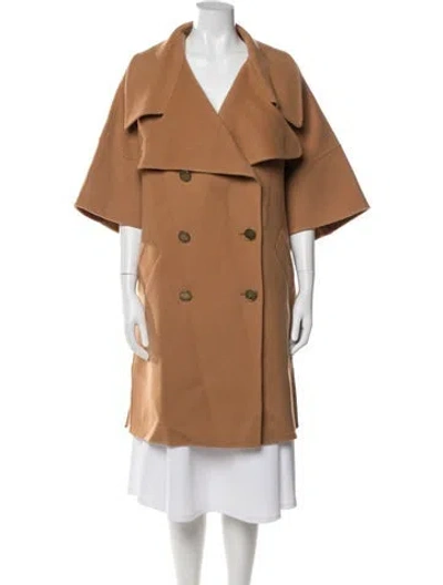 Pre-owned Coach Wool Coat In Neutral