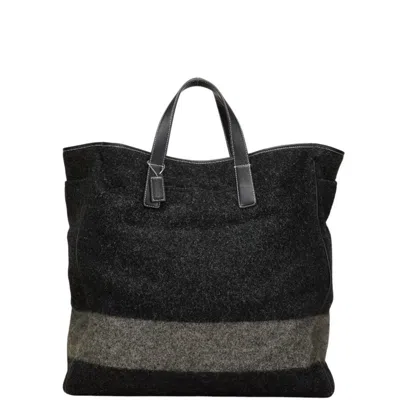 Pre-owned Coach Wool Leather Tote Bag () In Multi