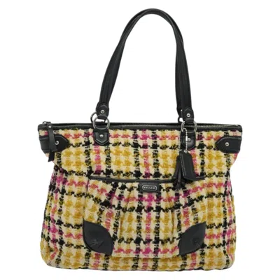 Pre-owned Coach Wool Tote Bag ()