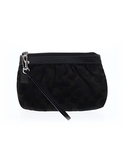 Pre-owned Coach Wristlet In Black