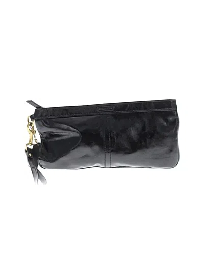 Pre-owned Coach Wristlet In Black