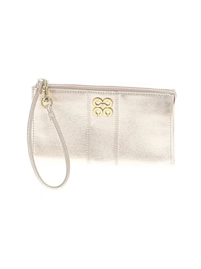 Pre-owned Coach Wristlet In Gold