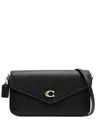 Coach Womens Wyn Black Cross Body Bag In Black