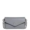 Coach Wyn Flip Shoulder Bag In Grey