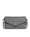 Coach Wyn Flip Shoulder Bag In Gray