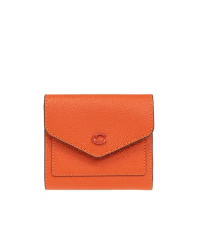 Coach Wyn Small Wallet In Red