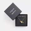 Coach X Observed By Us Strawberry Charm Pendant Necklace In Yellow