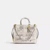 Coach X Peanuts Rogue Bag With Newspaper Print