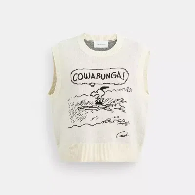 Coach X Peanuts Strickweste