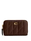 Coach Pillow Quilted Leather Wallet In Brown