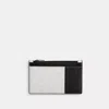 Coach Zip Card Case In Signature Canvas