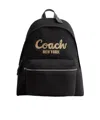 Coach Cargo Backpack In Black