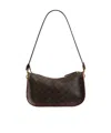 Coach Zipper Shoulder Bag In Brown