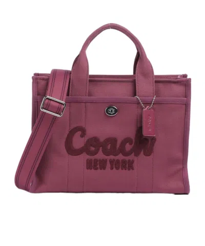 Coach Zippered Shoulder Bag In Pink