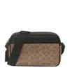 Coach Zippered Shoulder Bag In Brown