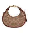 Coach Zippered Shoulder Bag In Brown