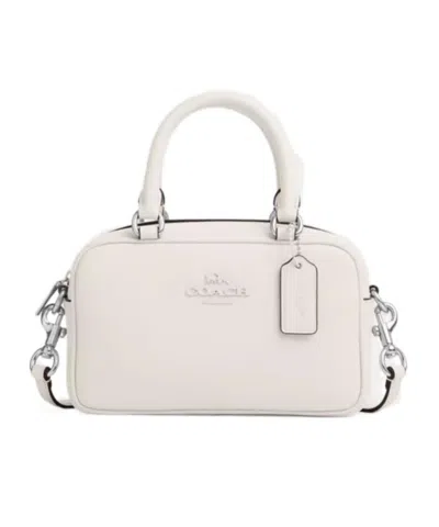 Coach Zippered Shoulder Bag In Pink