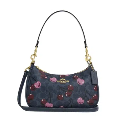 Coach Zippered Shoulder Bag Shoulder Bag In Black