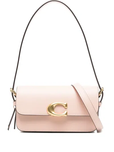 Coach Zoe Clasp-detail Leather Shoulder Bag