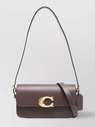 Coach Zoe Leather Shoulder Bag