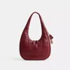 Coach Alter/ego Crescent Shoulder Bag In Checkerboard Upcrafted Leather