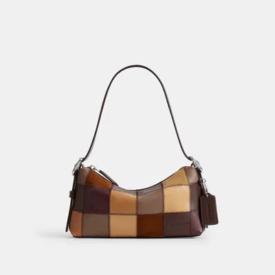 Coachtopia Alter/ego Small Slouchy Shoulder Bag In Brown/multi