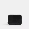 Coach Zip Around Wallet In Upcrafted Leather In Black