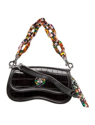 Pre-owned Coachtopia Leather Crossbody Bag In Black