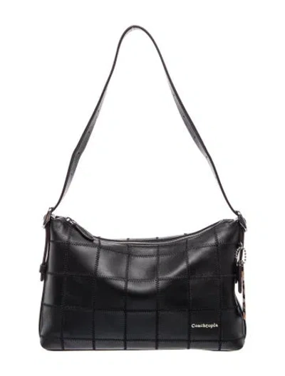 Pre-owned Coachtopia Leather Shoulder Bag In Black
