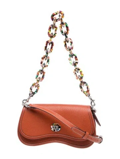 Pre-owned Coachtopia Leather Shoulder Bag In Brown