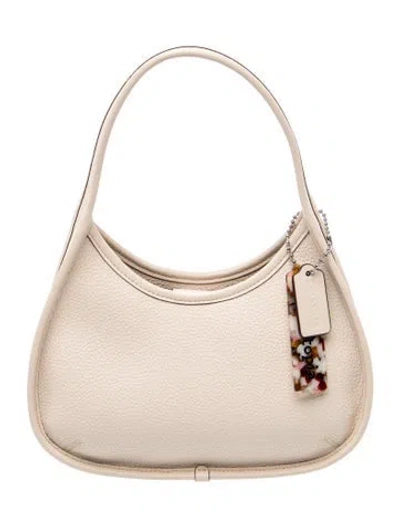 Pre-owned Coachtopia Leather Shoulder Bag In Neutrals