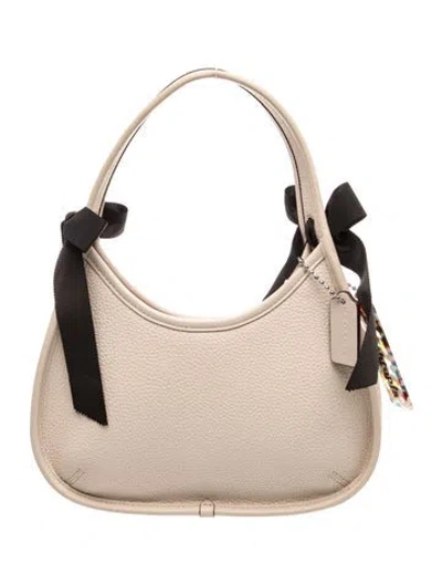 Pre-owned Coachtopia Leather Shoulder Bag In Neutrals